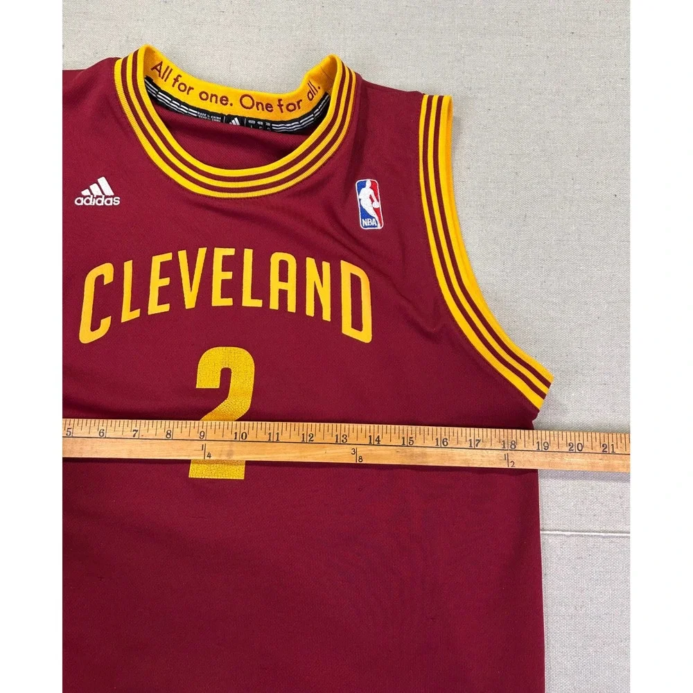 Adidas Cleveland Cavaliers Kyrie Irving 2 Jersey Maroon Gold‎ Kids Large NBA